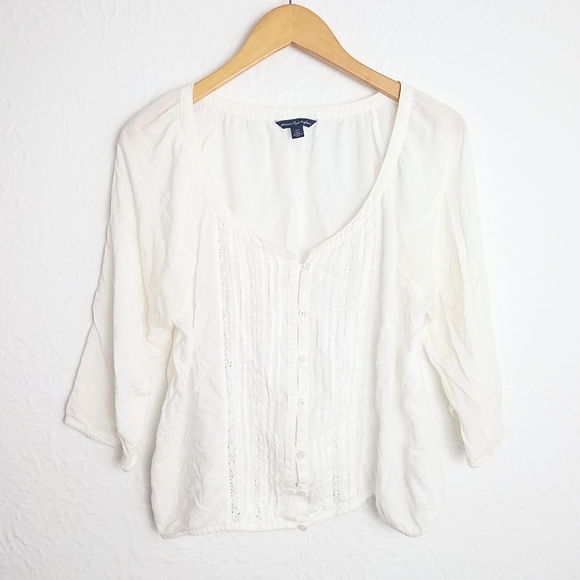 American Eagle Outfitters Buttoned Blouse Size L/G - Picture 1 of 6